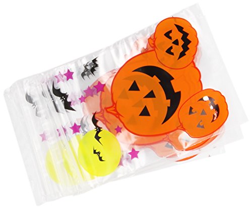 Amscan International - Bolsas de plástico con cierre adhesivo reposicionable, diseño de Halloween