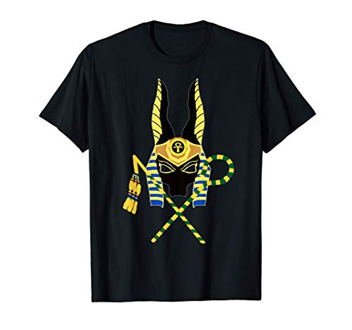 Anubis Chacal Disfraz Antiguo Egipcio Dios Egipto Faraón Camiseta