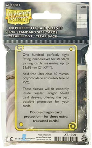 Arcane Tinman ART13001 AT-13001 Dragon Shield Klar Juego de Cartas, Color Crema, Talla única