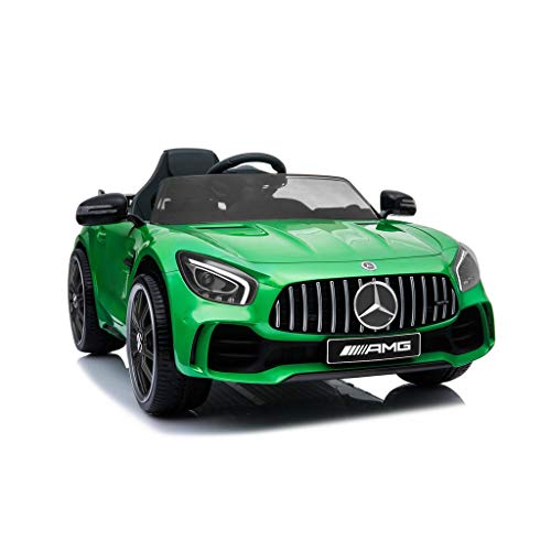 ATAA Mercedes GTR Mini 12v - Verde - Coche eléctrico para niños con batería 12v
