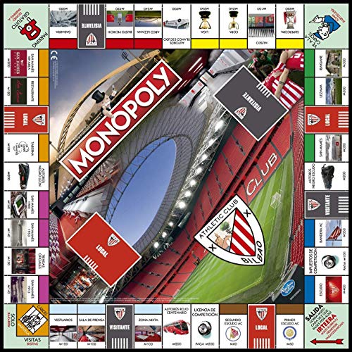 Athletic Club Bilbao Monopoly Athlétic Club (81120), Multicolor, Ninguna (Eleven Force