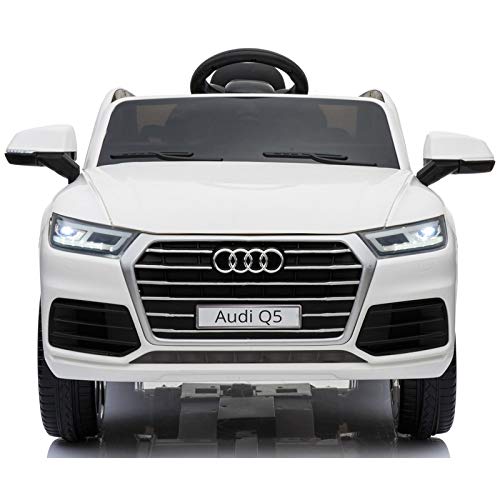 Audi Q5 Licenciado 12v - Blanco - Coche eléctrico para niños Audi Q5 con Licencia Oficial. Nueva versión 2020