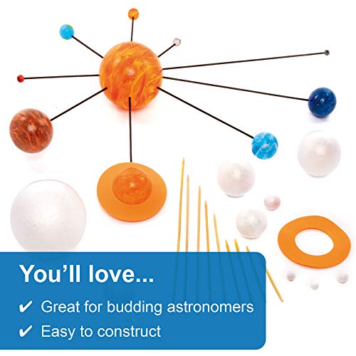 Baker Ross Juguete Educativo Crea tu Propio Sistema Solar (Paquete de 2 kits) Manualidades creativas para niños