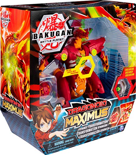 Bakugan Dragonoid Maximus - Figuras de juguete para niños (Naranja, Rojo, 6 año(s), Niño/niña, Acción / Aventura, China, AAA)