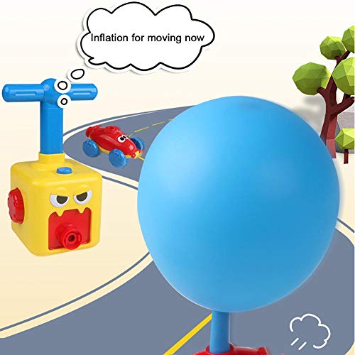 Balloon Car Set para niños Juguete Educativo DIY Toy Inertial Power Car niños pequeños Niños Educación temprana