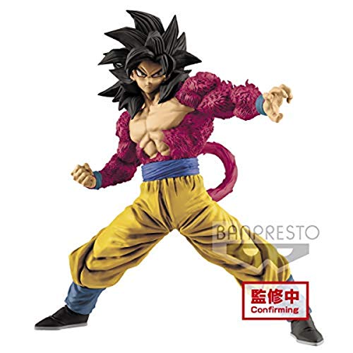 Ban Presto Dragon Ball Z - Figurine Super Saiyan 4 Full Scratch Son Goku, 19cm