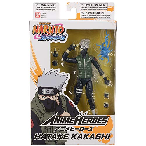 Bandai 36903 Anime Heroes-Naruto Hatake Kakashi-Figuras de acción de 15 cm