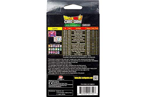 Bandai BCLDBSP7528 Dragon Ball Super Card Game: Dark Invasion Starter Deck, Multicolor
