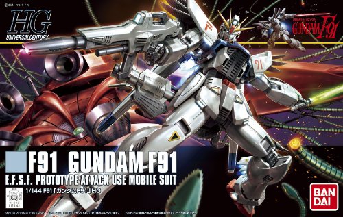 Bandai Hobby HGUC Gundam F91 Action Figure
