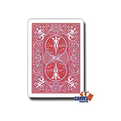 Baraja 54 cartas Dorso Rojo / Cara blanca
