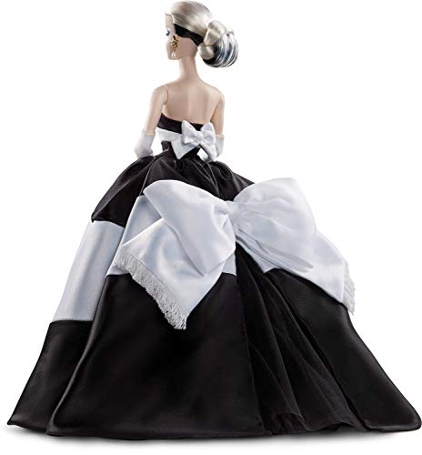 Barbie Collector Muñeca rubia Black and White Forever (Mattel FXF25)