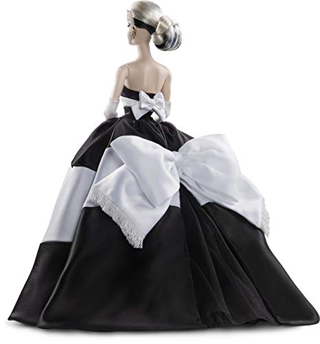 Barbie Collector Muñeca rubia Black and White Forever (Mattel FXF25)