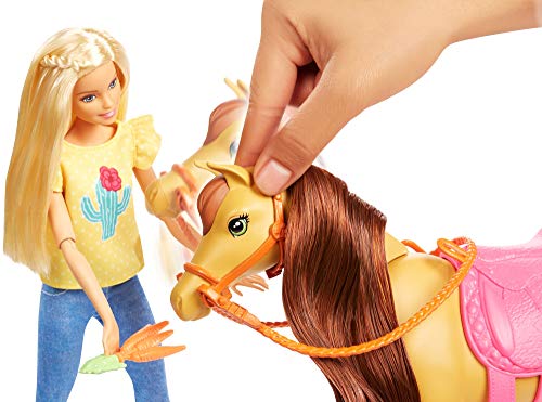 Barbie - Muñecas Barbie y Chelsea con caballos y accesorios, regalo para niñas y niños 3-9 años (Mattel FXH15), Embalaje estándar