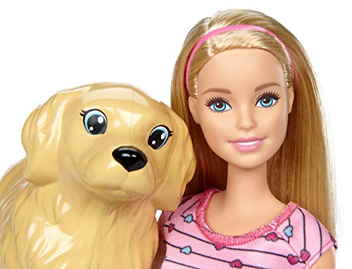 Barbie y sus perritos sorpresa, muñeca con accesorios, regalo para niñas y niños 3-9 años (Mattel FDD43) , color/modelo surtido