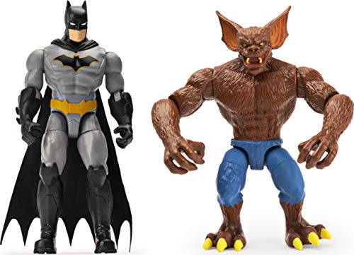 BATMAN 6055854 Batman - Juego de 2 Figuras de Batman y Man (Escala de 10 cm)