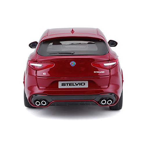 Bauer Spielwaren- Alfa Romeo Stelvio Modelo de coche a escala 1:24, assorted (Bburago 15621086R)