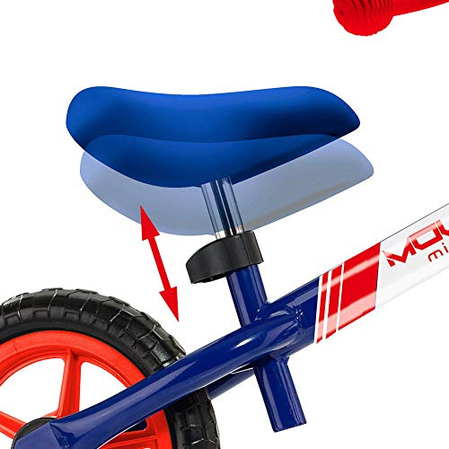 Bicicleta sin Pedales Minibike Molto - sin Casco. con sillín y Manillar Regulables (Azul)