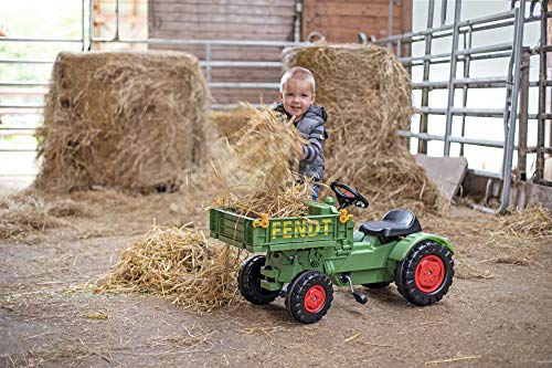 Big Fendt - Tractor Infantil con Cadena de precisión, Asiento Ajustable en 3 Posiciones, hasta 50 kg, Licencia de Fendt, para niños a Partir de 3 años