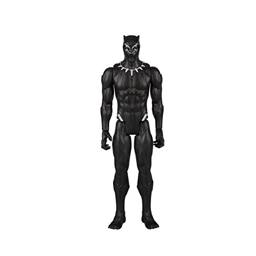 Black Panther- Figura Titan Hero, Multicolor, 30 cm (Hasbro E1363EU4)