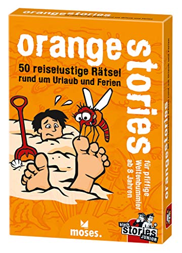 black stories junior: orange stories: 50 reiselustige Rätsel rund um Urlaub und Ferien