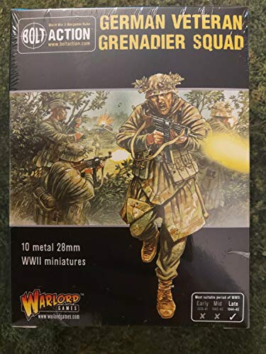 Bolt Action - German Veteran Grenadier Squad - Late WWII Infantry - Warlord Games by Warlord Games