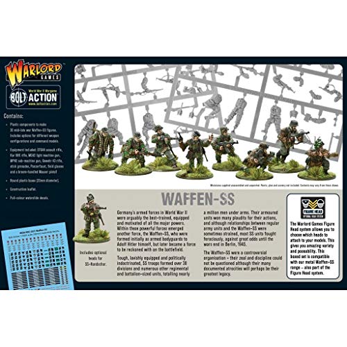Bolt Action Warlord Games, Waffen SS, Wargaming Miniatures