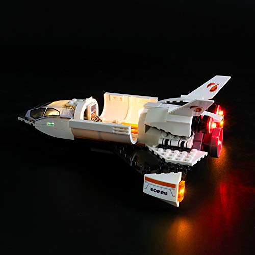 BRIKSMAX Kit de Iluminación Led para Lego City Space Port Lanzadera Científica a Marte,Compatible con Ladrillos de Construcción Lego Modelo 60226, Juego de Legos no Incluido