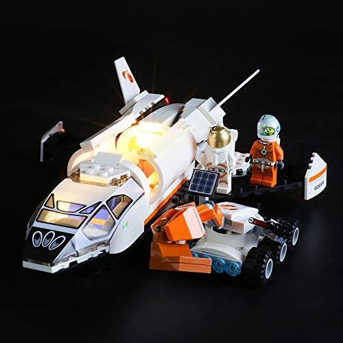 BRIKSMAX Kit de Iluminación Led para Lego City Space Port Lanzadera Científica a Marte,Compatible con Ladrillos de Construcción Lego Modelo 60226, Juego de Legos no Incluido