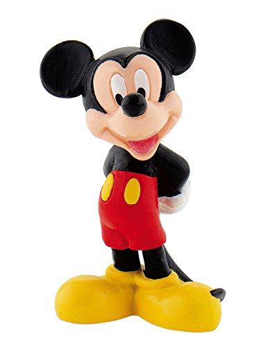 Bullyland 15083 – Juego de Figuras de Disney Mickey y Minnie en Caja de Regalo, 2 Piezas, Figuras pintadas a Mano, sin PVC, Regalo Ideal para niños y niñas para Jugar de fantasía