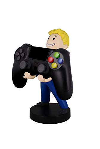 Cable guy Vault Boy, soporte de sujeción o carga para mando de consola y/o smartphone de tu personaje favorito con licencia de Fallout 76. Producto con licencia oficial. Exquisite Gaming