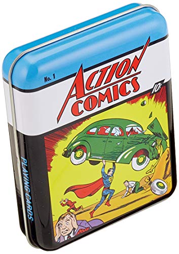 Caja metálica Versión Comic con baraja de Action Comics - Cartamundi (108225928)