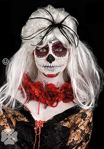CARNEVAL TOYS Scorri sopra l'immagine per ingrandirla Carnivaltoys - Parrucca Bianca C/Effetto Ragno - Halloween Carnevale