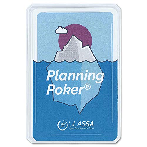Cartas de póquer de planificación ágil - aumenta la comunicación y la motivación en tu equipo - para 4 personas - Versión de Ulassa