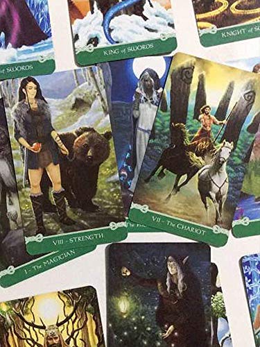 Cartas de Tarot Oracle Universal Celtic Tarot Guía en inglés Completo Adivinación Fate Tarot Card para Fiesta Familiar Tarjeta de Juego de Mesa