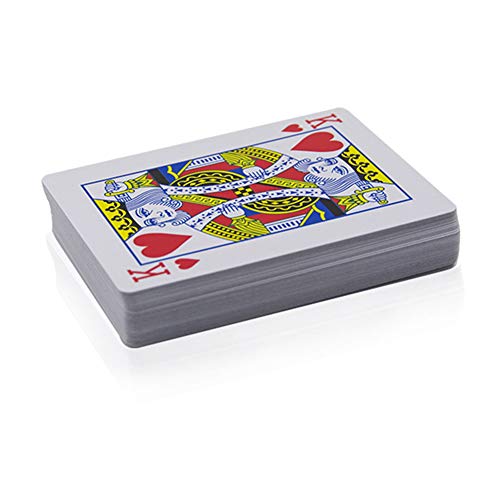 Cartas mágicas marcadas – Magic Truks Secret Marked Poker Cards – Adulto Ver a través y perspectiva juguetes mágicos de poker (1 juego, rojo)