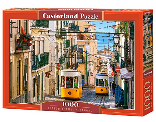 Castorland Lisbon Trams, Portugal Puzzle - Rompecabezas (Portugal, Puzzle rompecabezas, Ciudad, Niños y adultos, Niño/niña, 9 año(s), 680 mm) , color/modelo surtido