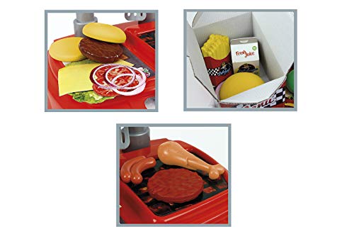 Chicos- Pequeño Chef Deli Burger, Hamburguesería de Juguete con 23 Accesorios, a Partir de 3 Años, Medidas - 50 x 32 x 40 cm (Fábrica 83007.0) , color/modelo surtido