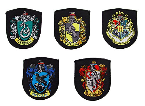 Cinereplicas - Pack de 5 blasones oficiales - Harry Potter