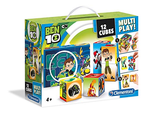 Clementoni 41507 Ben 10 – multiplay Puzzle Cubo, 12 piezas , color/modelo surtido