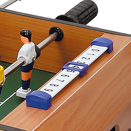 COLORBABY - Futbolín de mesa, para adultos y niños a partir de 6 años, sin patas, madera