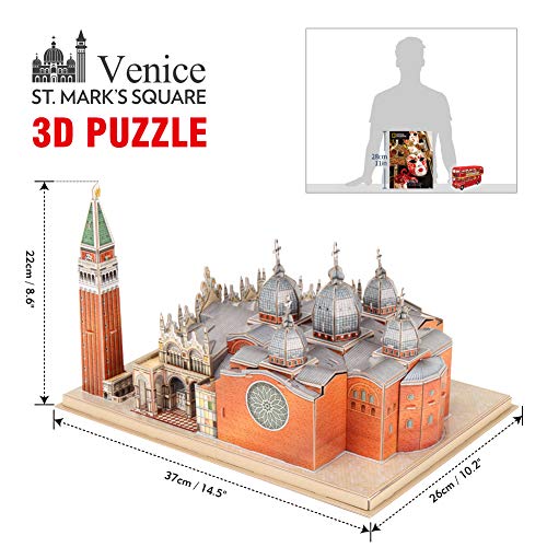 Cubic Fun- Puzzle 3D Plaza de San Marcos (Tachan DS0980h)