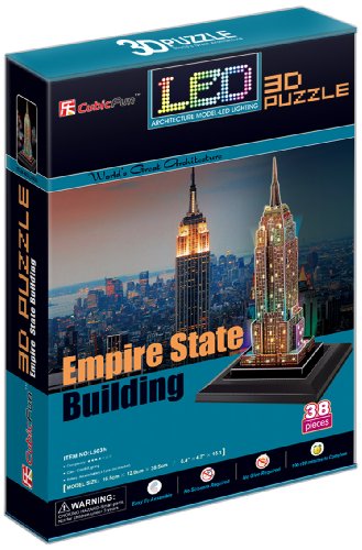 CubicFun Puzzle 3D Empire State Building LED (5523219)