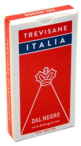 Dal Negro Trevisane Italia - Cartas de Juego regionales, Estuche Rojo 10073