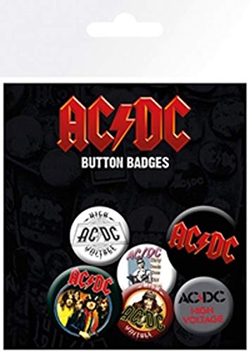 Desconocido Pack de chapas AC/DC Mix, Metal, Standard
