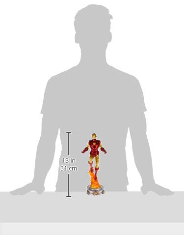 DIAMOND SELECT TOYS Iron Man Clasico Figura 28 cm PVC Diorama Marvel Gallery, Color (JAN172648)