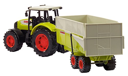 Dickie - Tractor con Remolque claas, 57 cm (3739000)