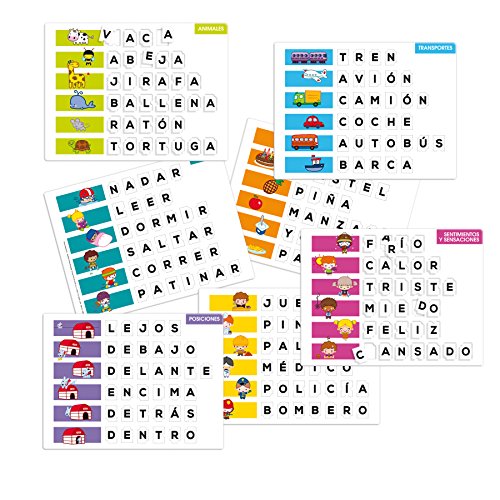 Diset- Aprendo 5 años Juguete educativos Formar Palabras (68952) , color/modelo surtido