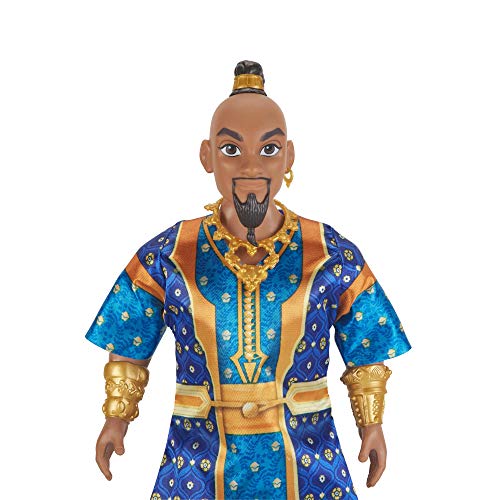 Disney Genie Fashion Doll en Forma Humana, Figura Posible con Ropa y Accesorios, Inspirada en la película de acción en Vivo de Aladdin de Disney, Juguete para niños de 3 años