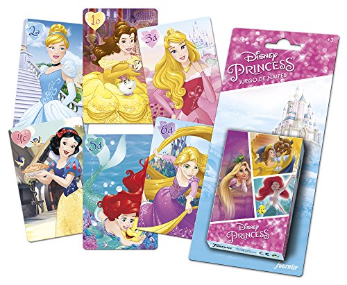 Disney Princesas Baraja de Cartas Infantil, Multicolor (Naipes Heraclio Fournier 1034800)
