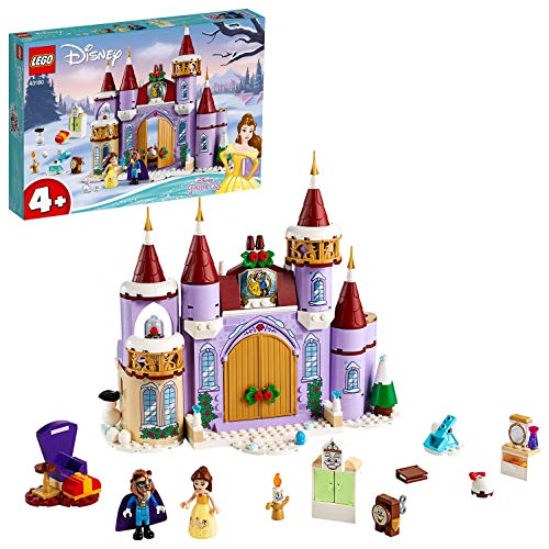 Disney Princess Celebración Invernal en el Castillo, Juguete de La Bella y la Bestia para Niños de Prescolar 4+, multicolor (Lego ES 43180)